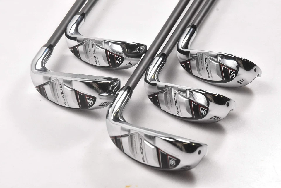 Left Hand Cobra T-Rail 2023 Irons / 6-PW / Senior Flex Cobra UltraLite 45 Shafts - Image 4 of 4