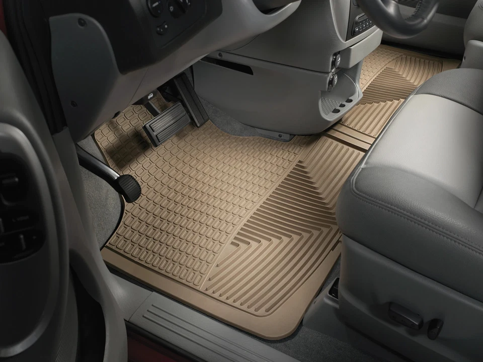 WeatherTech All-Weather Floor Mats for W16TN - 1st Row Tan - Image 2 of 4