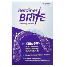 Retainer Brite 96 Tablets x 2 Pack