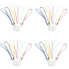 50 Pcs Mobile Phone Cord Colorful Flat Hand Wrist Lanyard Miss Cellphone