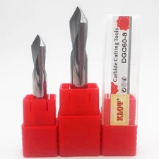 KLOT Carbide 60°/90° Degree Chamfer&Spotting Drill 3mm-16mm Countersink Cutter