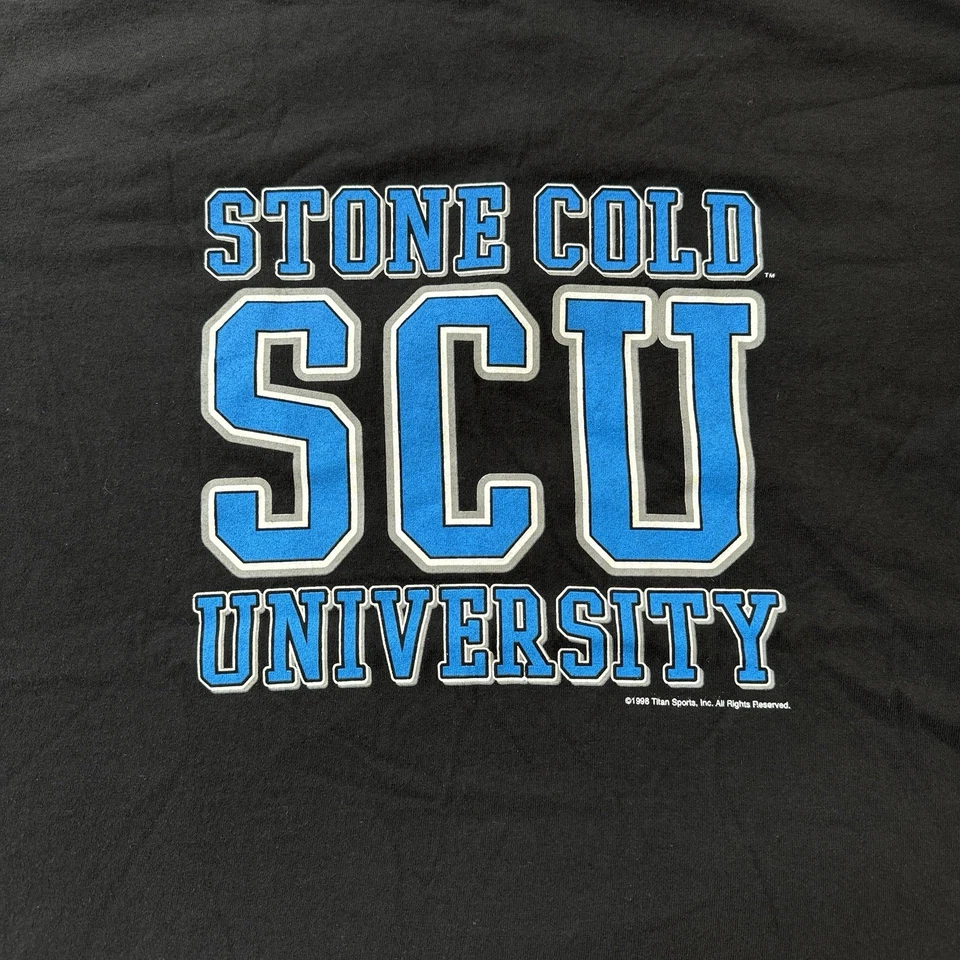 Camiseta De Colección Stone Cold University Steve Austin XL 1998 WWF Lucha Libre WWE 3:16 Foto 2 de 4