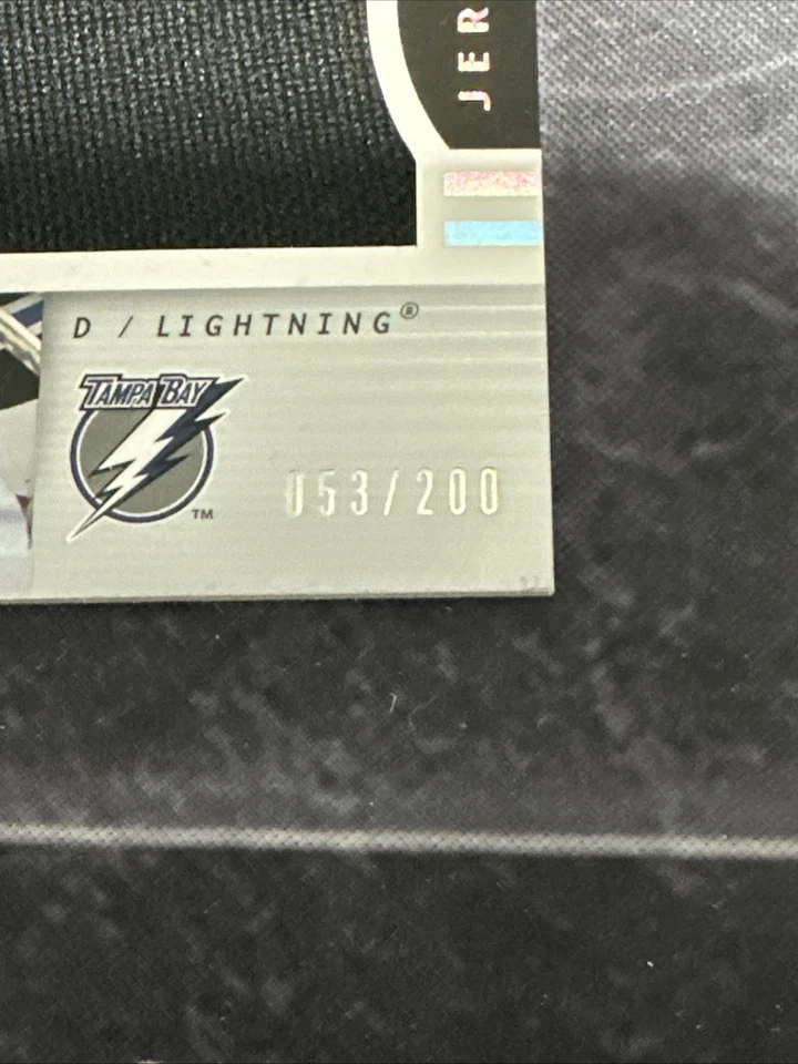 2007-08 Ultimate Collection Ultimate Debut Threads Jersey DT-SM Matt Smaby Bolts - Image 2 of 3