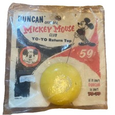 Duncan Mickey Minnie Yo-Yo Return Top No. 1451 Walt Disney Vintage Unopened