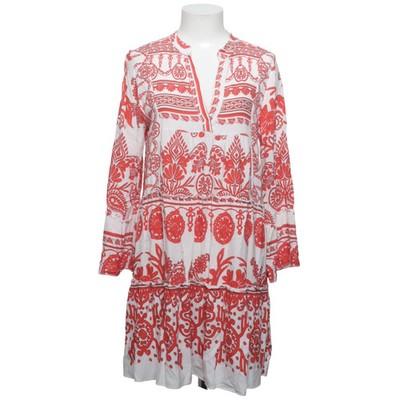 Sassy Classy, Kleid, Größe: S/M, Rot/Weiß/Mehrfarbig, Viskose, Medaillon #wAU