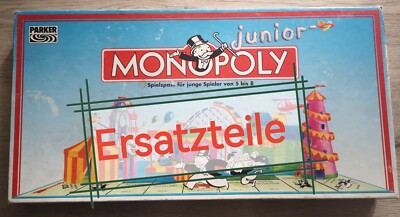 1x Ersatz zur Auswahl Monopoly junior  DM Version