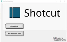 Shotcut Professional Video Editing Software for Windows on USB