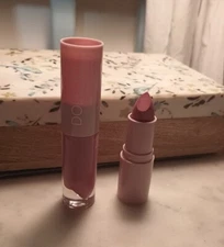 DOLL 10 Skin Lipstick & Lipgloss Duo UNWIND (Nude Lips)  Full Size