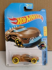 Hot Wheels 2018 Street Beasts 6/10 Growler 350/365 DVC20-D9B0Q Brown