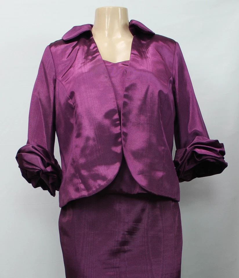 Avenue Fashions Lincolnwood Vintage Conjunto de 3 piezas Blazer, Tanque y Falda Púrpura Talla L Foto 2 de 4