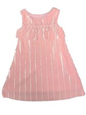 Infant  Toddler Girls Pink Pleated Velvet Holiday Christmas Baby Dress