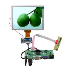 HD DVI VGA LCD Controller Board 8inch EJ080NA-05A 800X600 LCD Screen