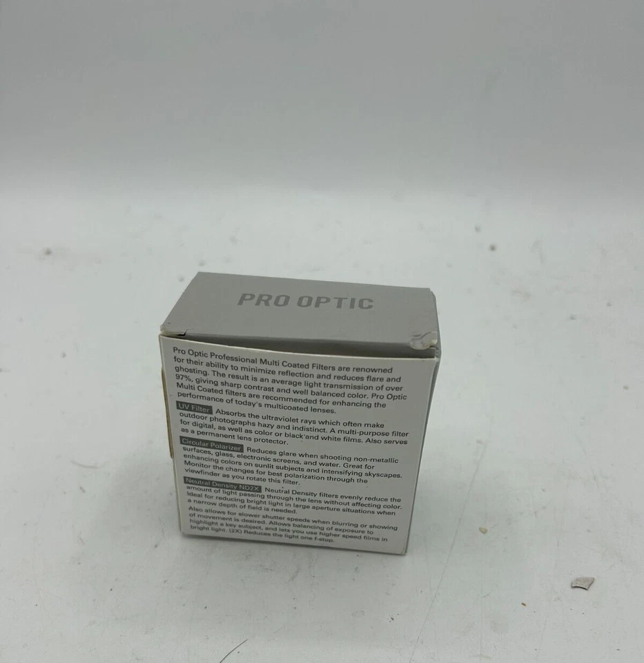 PRO OPTIC 49mm LENS ESSENTIALS FILTER KIT UV, CIRCULAR POLARIZED, ND2 - Image 2 of 3