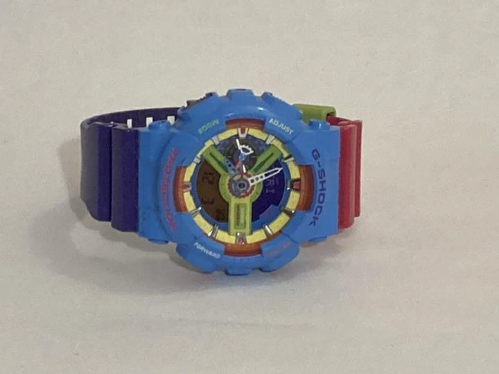 CASIO G-SHOCK GA-110F-2JR Blue Limited Mens Used 3f22026