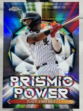 2021 Topps Chrome Prismic Power Baseball MLB PP-7 Eloy Jimenez Refractor Insert