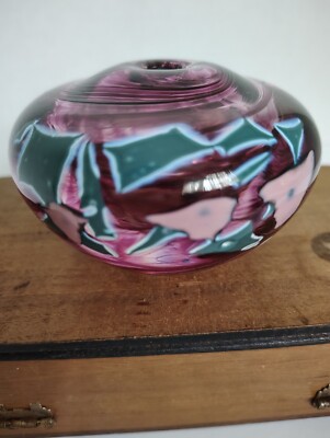 Chip Jones Studio Art Glass Paperweight/Pefume Bottle-Signed 1997