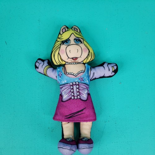 Muñeca de peluche de 7 pulgadas de colección Blockbuster Promo Muppets Miss Piggy 1998 - Imagen 1 de 3