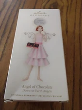 Hallmark Keepsake Ornament 2008 Angel of Chocolate Box of Down to Earth Angels