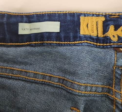 KUT Women's Jeans Dark Blue Size 8 Katy Boyfriend Vintage Good Condition - Picture 11 of 20