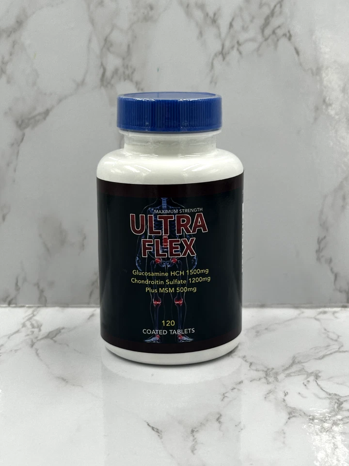 4 comprimidos Ultra Flex Triple Fuerza Glucosamina 1500 mg MSM Condroitina 1200 mg Foto 2 de 4