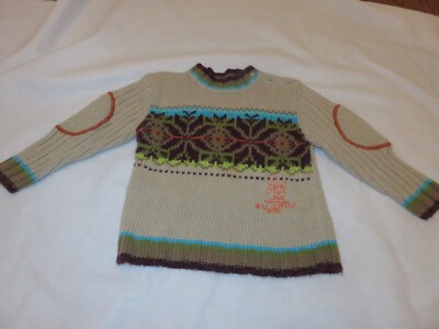 Catimini Boys snowboarder Pullover Sweater EUC