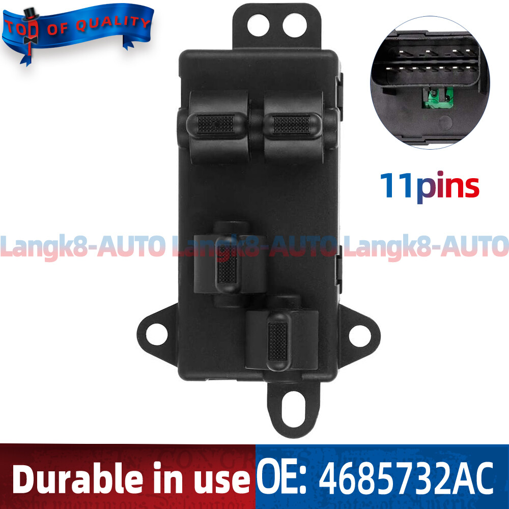 Driver Side Master Power Window Switch For Dodge Grand Caravan & Chrysler Town & Country