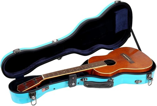 Crossrock Deluxe Protable Baritone Ukulele Hard Guitar Case with Backpack Strap - Picture 27 of 67