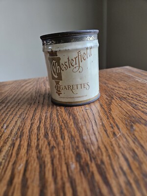 chesterfield cigarettes in a can vintage chesterfield cigarettes tin