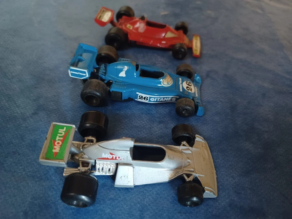 3 POLISTIL RJ PENNY F1 , Ferrari 312 T2 ,BRM P201 , Ligier Matra scala 1/55 - Immagine 2 di 4