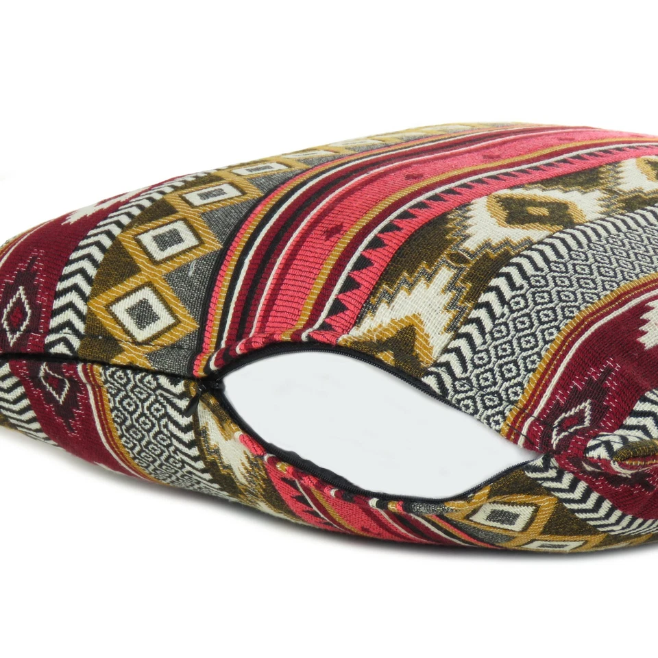 Stripe Pillowcase Cushion Case Knitted Home Decoration Cotton Cushion Cover Gift - Image 4 of 4