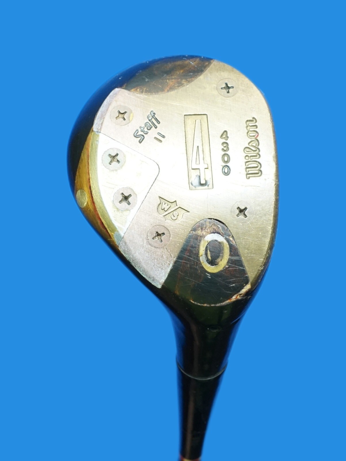 vintage Wilson Staff 4300 1 3 4 fairway woods RH steel shaft golf clubs