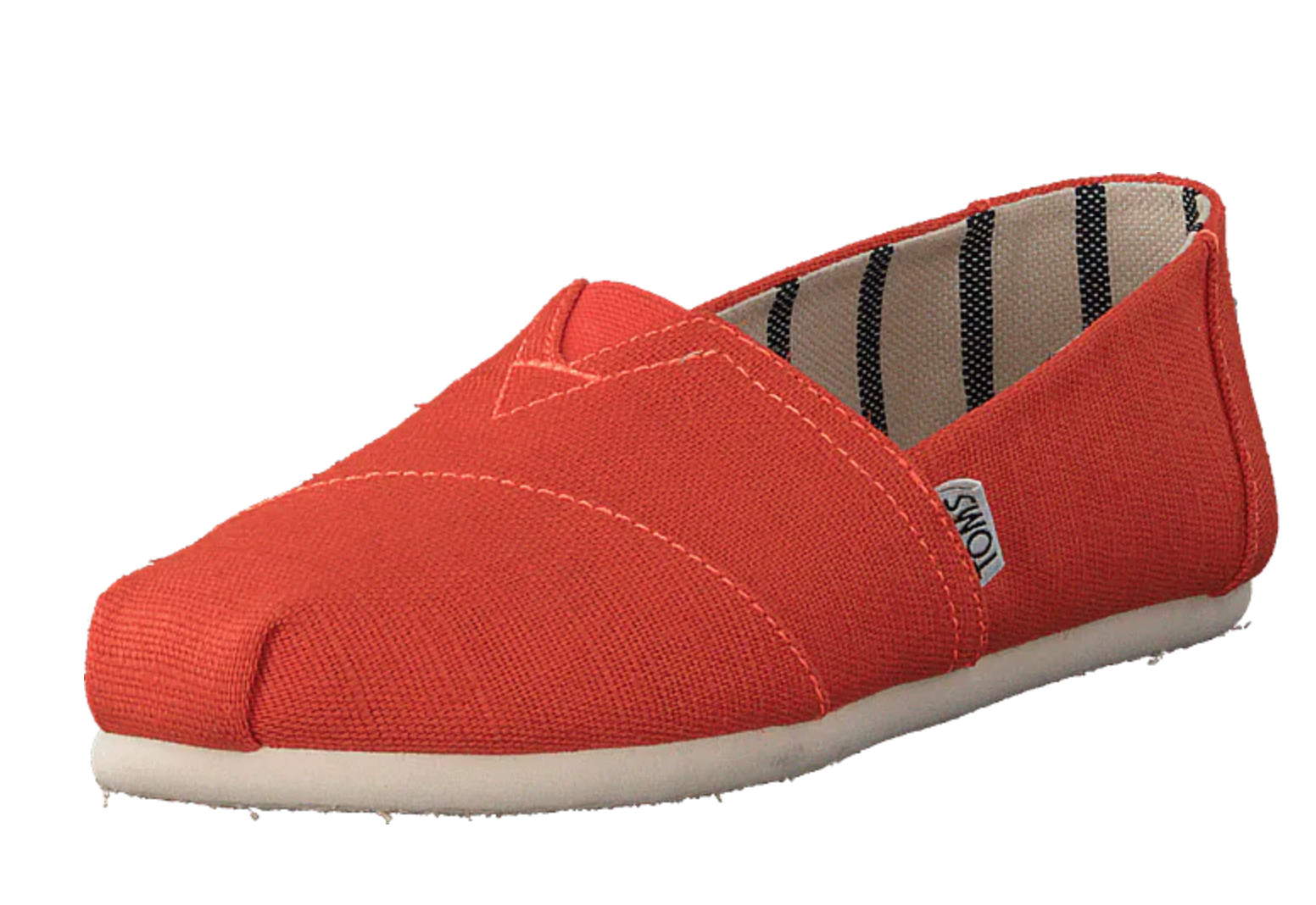TOMS Clásico Mujer Reino Unido 3.5 EU36 Mandarina Heritage Lona Alpargata Zapatos Bombas