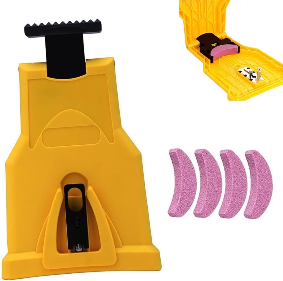 Sherem Universal Chainsaw Sharpener, Portable Chainsaw Teeth Sharpener