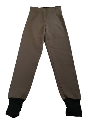 Belfe & Belfe Brown Stretch Poly Knit Ski Pants Italy 42 Vintage? snow ski 