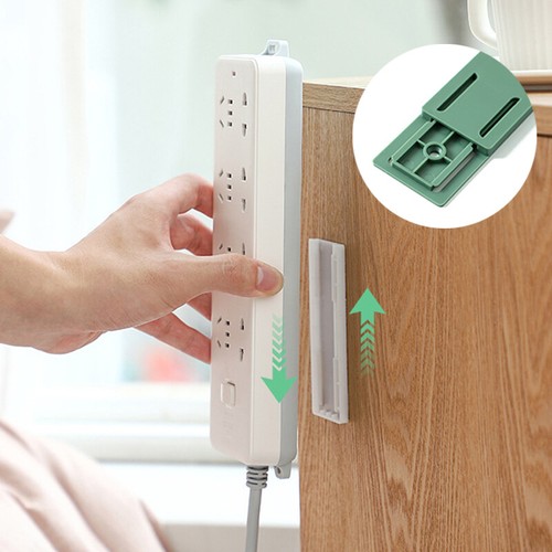 6Pcs Self-Adhesive Desktop Socket Fixer 2023 Adhesive Punch Free Socket Holder - Picture 7 of 26