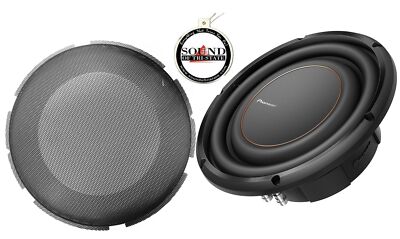 Pioneer TS-D10LS2  10'' 2-ohm shallow-mount subwoofer + UD-G10L mesh grille