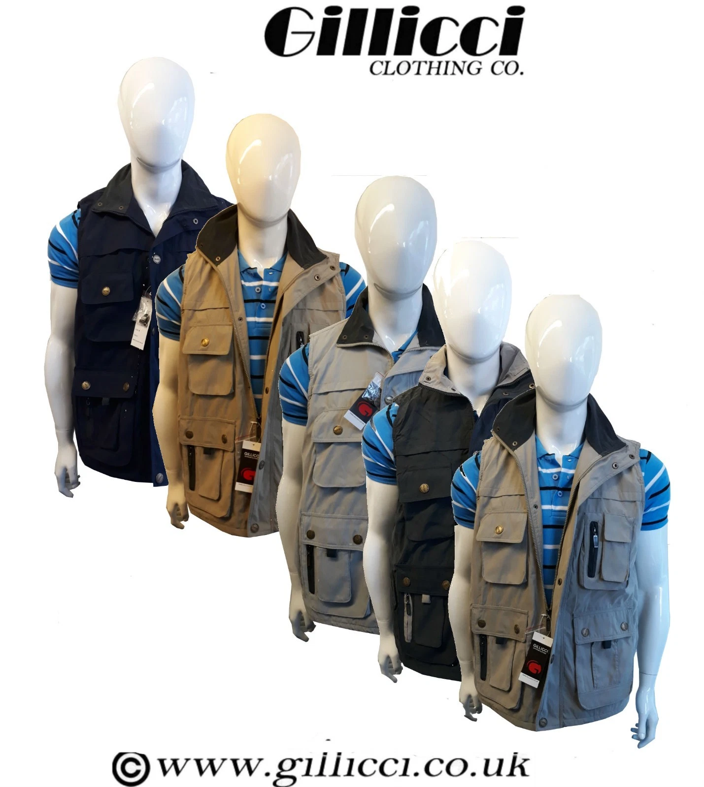 GILLICCI MENS HIKING WALKING SAFARI CASUAL SHOOTING FISHING GILET BODYWARMER WAI
Opens in a new wind