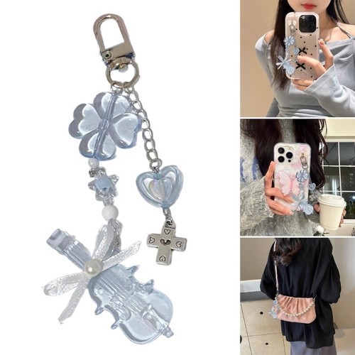 Handmade Beaded Cellphone Charm Stylish Mobile Phone Chain Chic Bag Decoration - 第 2/8 張圖片