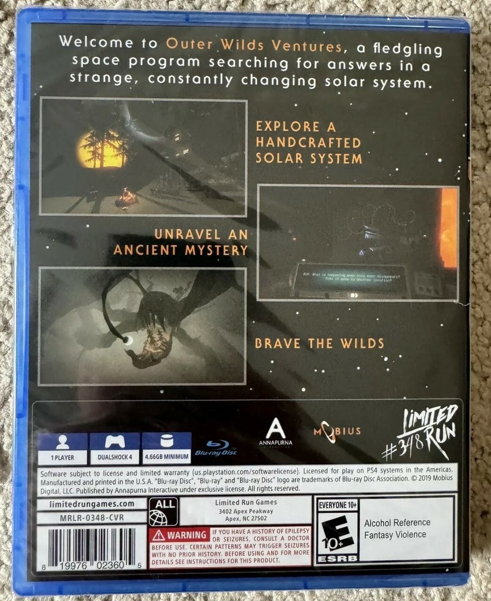 Outer Wilds PlayStation 4 PS4 Limited Run Games #348