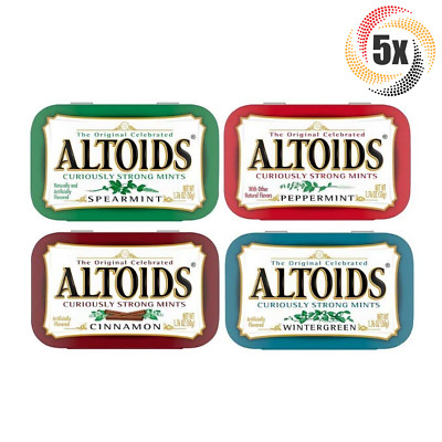 5x Original Altoids Variety Flavor Mints ( 72 Mints Per Tin ) Mix & Match!