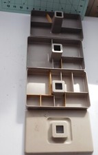 4-Layer Plastic Small Parts Organizer Craft Storage Compartment Container 8x4x4