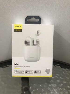 Baseus W04 TWS Bluetooth Earphone True Wireless Earbuds Stereo Headphones