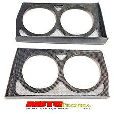 CORNICI FARO CARBONIO LANCIA DELTA EVOLUZIONE EVO HF 16v MASCHERINE FANALI FARI