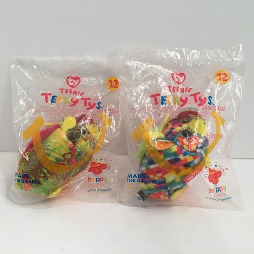 McDonalds Happy Meal Toy Teenie Teeny Tys Mabs the Giraffe New!