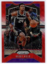 Buddy Hield 2019-20 Panini Prizm Red Wave SP #127 Sacramento Kings
