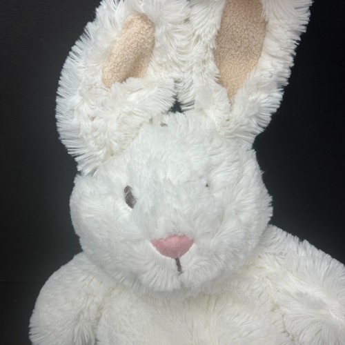 Animal Adventure coniglietto bianco peluche bersaglio orecchie abbronzate occhi cuciti 2012 - Foto 2 di 11