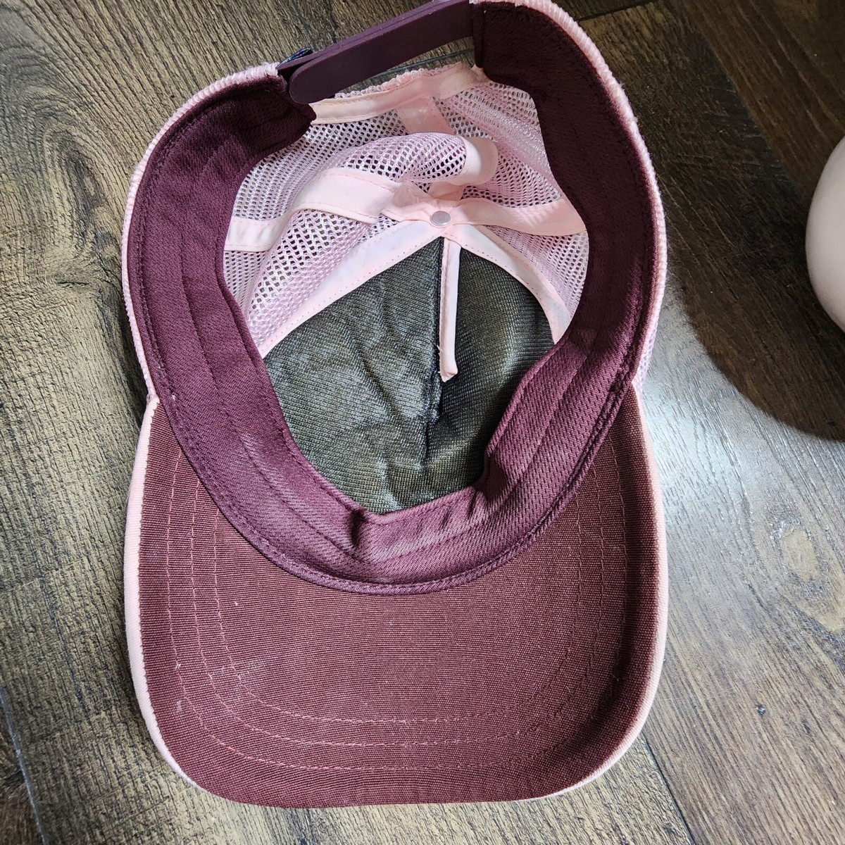 Patagonia Wish Tails Ruby Red Duckbill Trucker Hat Running Cycling Lightweight Patagonia Duckbill Running Trucker Hat main image 2