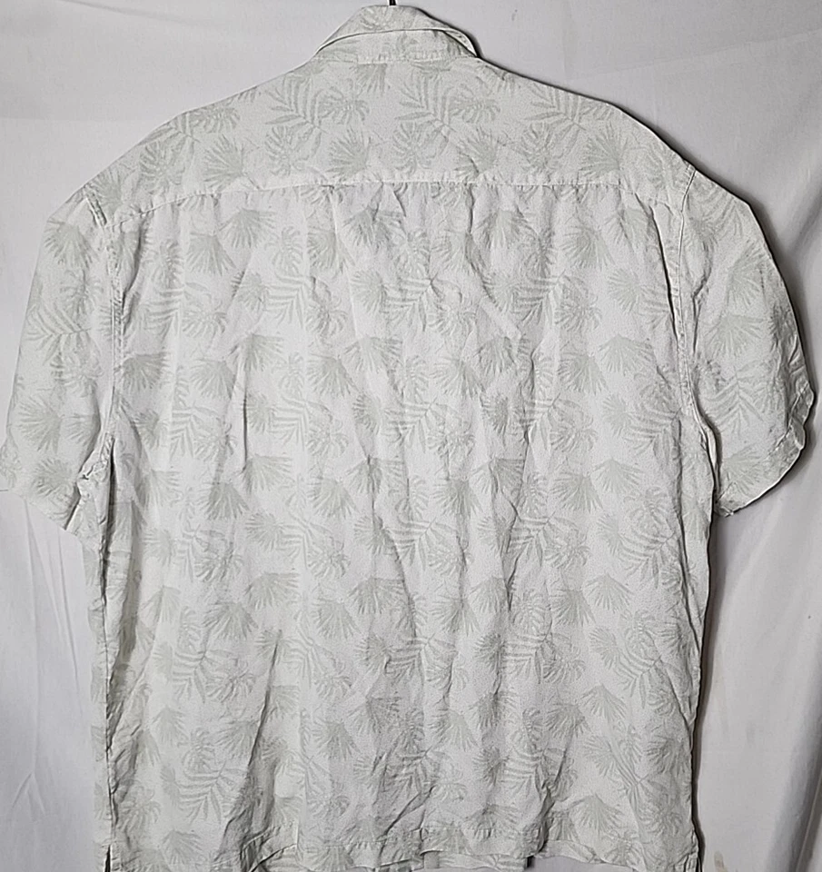 Camisa hawaiana palmera manga corta abotonada XXL Nat Nast para hombre Foto 4 de 4