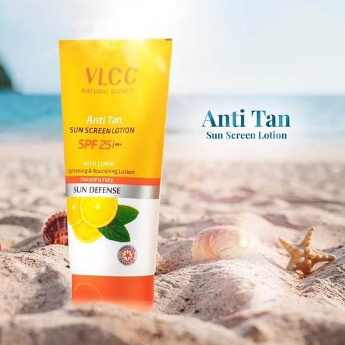 VLCC Anti Tan Sun Screen Lotion SPF 25 PA 150ml X 2 (300ml) Helps in Protection - Picture 4 of 6