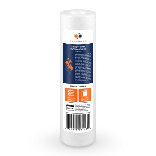 6-PACK of 5 Mic 10" Sediment Water Filters for Any Standard RO Unit by Aquaboon - Picture 8 of 8